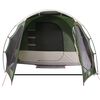 vidaXL Tenda Familiare per 6 Persone Verde Impermeabile