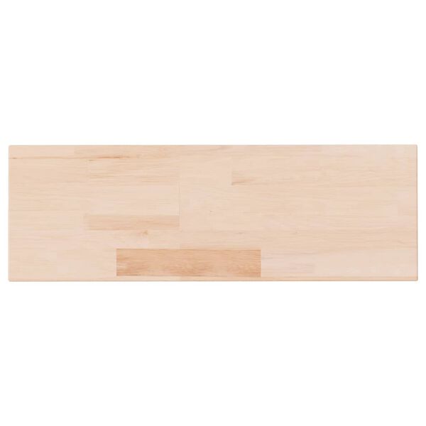 vidaXL Ripiano60x20x4 cm Legno Massello di Rovere Non Trattato