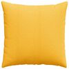 vidaXL Cuscini da Divano 2 pcs Giallo Chiaro 60 x 60 cm