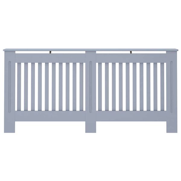 vidaXL Copertura per Radiatore Antracite 172x19x81,5 cm in MDF