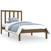 vidaXL Giroletto senza Materaso Ambra in Legno Massello 75x190 cm