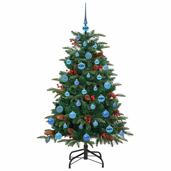 vidaXL Albero di Natale artificiale con 150 LED Verde 150 cm