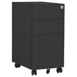 vidaXL Schedario Mobile Antracite 30x45x59 cm in Acciaio