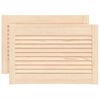 vidaXL Ante con Design a Lamelle 2 pz 39,5x59,4 cm in Legno di Pino