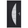 vidaXL Porta Ingresso Antracite 108x200 cm in PVC