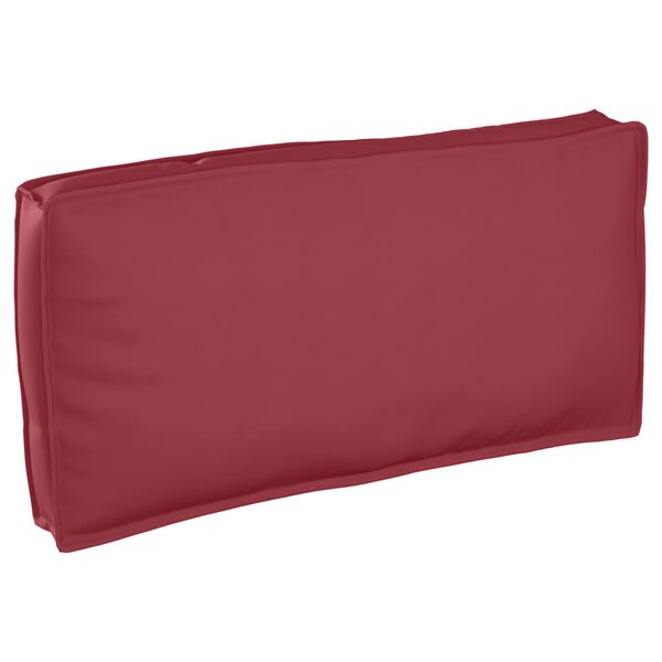 vidaXL Cuscino Rosso Vino 80 x 80 x 52 cm Tessuto Oxford