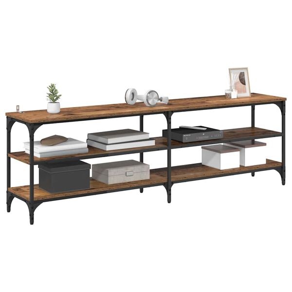 vidaXL Mobile TV Legno vecchio 160 x 30 x 50 cm