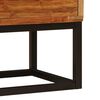vidaXL Cassettiera Naturale 55 x 30 x 90 cm Legno di Acacia Massello