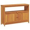 vidaXL Tavolo Consolle da Giardino 110x35x75 cm Legno Massello Acacia