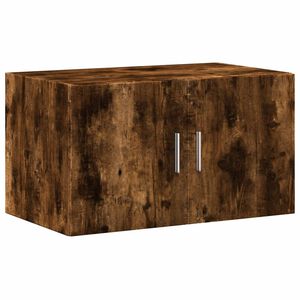 vidaXL Mobile a Parete Rovere Fumo 70x42,5x40 cm in Legno Multistrato