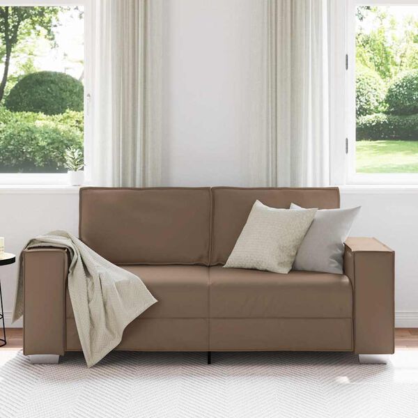 vidaXL Divano Cappuccino 180 x 80 x 84 cm Tessuto