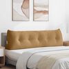 vidaXL Cuscino per Schiena Marrone 160 x 24 x 50 cm Velluto