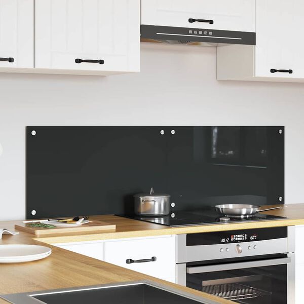 vidaXL Rivestimento da Cucina 2 pcs Grigio scuro 70 x 40 cm