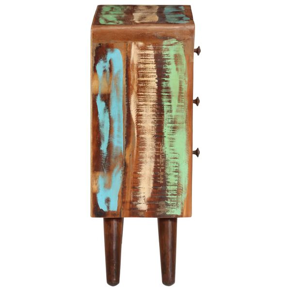 vidaXL Credenza 55x30x80 cm in Legno Massello di Recupero