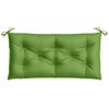 vidaXL Cuscini Panca Giardino 2pz Verde Mélange 100x50x7cm Tessuto