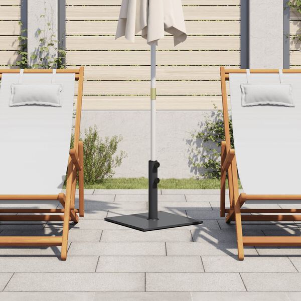 vidaXL Base per Ombrellone per Pali Ø32/38/48 mm 17 kg Quadrata