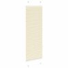 vidaXL Tenda Plissettata Crema 50x150 cm Larghezza Tessuto 49,4 cm
