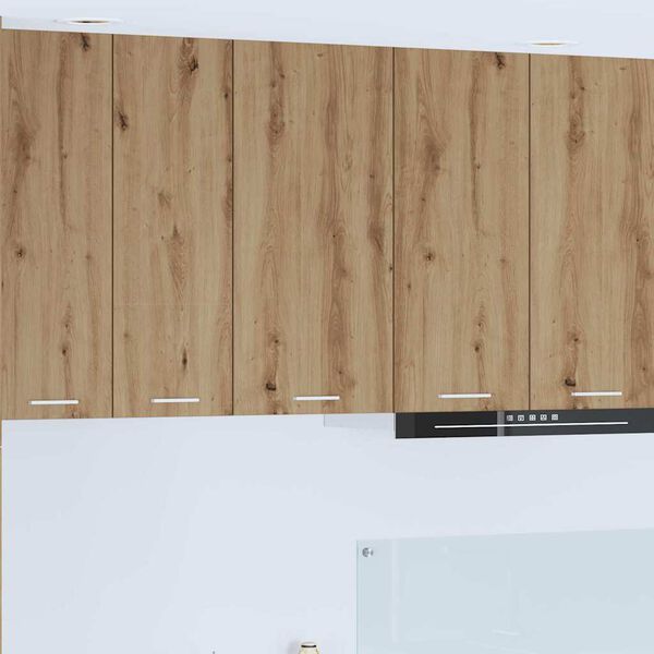 vidaXL Armadio pensile Rovere Artigiano e Bianco 40 x 31 x 80 cm