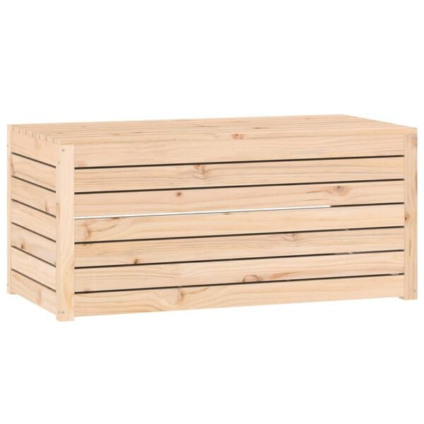 vidaXL Contenitore Giardino 101x50,5x46,5 cm Legno Massello di Pino
