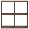 vidaXL Libreria Rovere Marrone 68,5x32x68,5 cm in Legno Multistrato