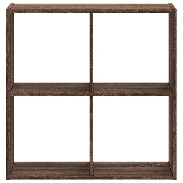 vidaXL Libreria Rovere Marrone 68,5x32x68,5 cm in Legno Multistrato