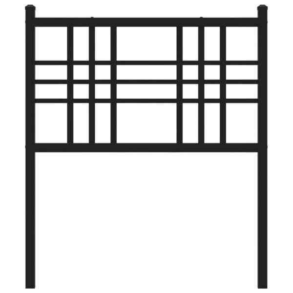 vidaXL Testiera di Ricambio in Metallo Bianco 75 cm