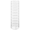 vidaXL Palo Gabbione Circolare in Acciaio Zincato &Oslash;30x100 cm