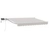 vidaXL Cornice per Tenda Manuale con LED 5 x 3 m