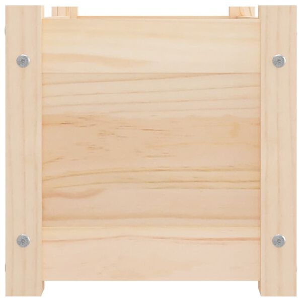 vidaXL Fioriera da Giardino 60x31x31 cm in Legno Massello di Pino