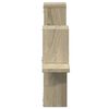 vidaXL Scaffale a Parete Rovere Sonoma 104,5x10x43cm Legno Multistrato
