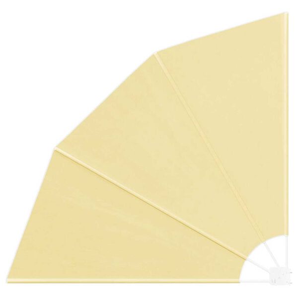 vidaXL Schermo di Privacy per Balcone Sabbia 160 x 160 cm Poliestere