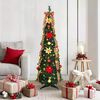 vidaXL Albero di Natale artificiale con 100 LED Verde 155 cm PVC
