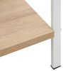vidaXL Scaffale Libri 4 Ripiani Rovere 60x27,6x124,5 Legno Multistrato