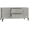 vidaXL Mobile per TV Grigio Cemento 102x44,5x50 cm Legno Multistrato