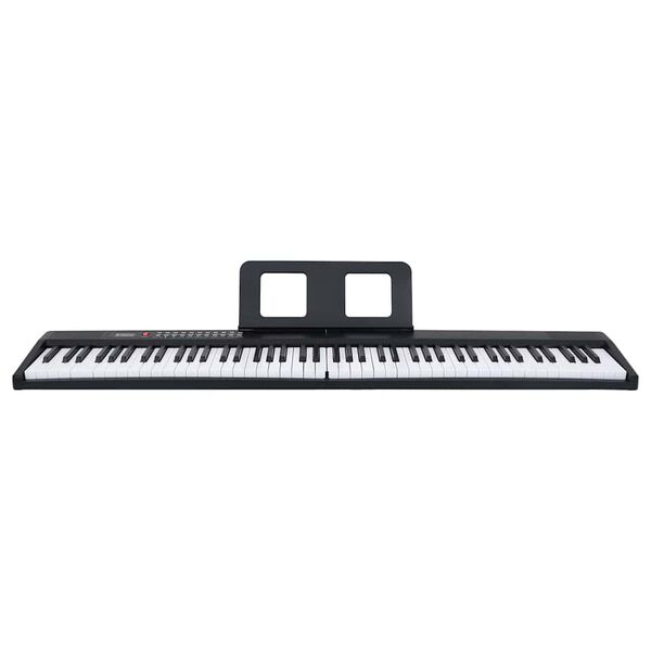 vidaXL Tastiera Elettrica per Pianoforte a 88 Tasti Leggio Pieghevole