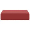 vidaXL Cuscino da Sedia Esterno Rosso vino 40 x 40 x 8 cm