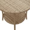 vidaXL Sedie da Giardino Reclinabili 2pz con Tavolino Polyrattan Beige