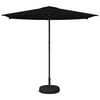 vidaXL Parasole da Giardino con Base 270 x 270 cm Poliestere