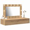 vidaXL Tavolo da Trucco Marrone 100 x 40 x 70 cm Legno multistrato