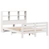 vidaXL Letto senza Materasso Bianco 140x190 cm Legno Massello di Pino