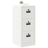 vidaXL Armadio per File con cassetto Bianco 44 x 50 x 106.5 cm
