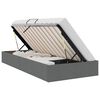 vidaXL Letto ottomano Grigio scuro 100 x 200 cm Tessuto