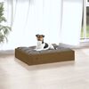vidaXL Cuccia per Cani Ambrata 51,5x44x9 cm in Legno Massello di Pino