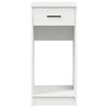 vidaXL Supporto a Torre per Computer con Cassetto Bianco 35x45x77 cm