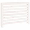 vidaXL Copertura Termosifone Bianca 108,5x19x84 cm Legno Massello Pino