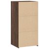 vidaXL Credenza Rovere Marrone 45x41x93 cm in Legno Multistrato