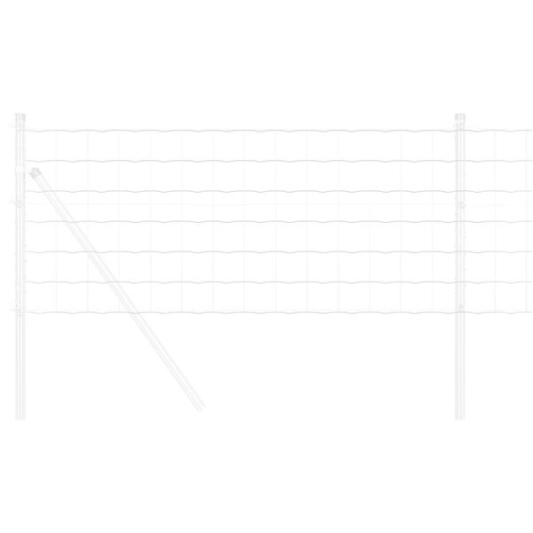 vidaXL Recinzione Euro 0,6 x 50 m Ferro rivestito in PVC