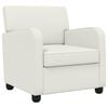 vidaXL Poltrona Bianco Similpelle