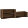 vidaXL Scarpiera Rovere Marrone 150x35x45 cm in Legno Multistrato