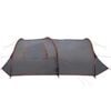 vidaXL Tenda a tunnel con tetto Grigio e arancione 700 x 590 x 215 cm
